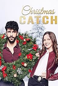 Franco Lo Presti and Emily Alatalo in Christmas Catch (2018)