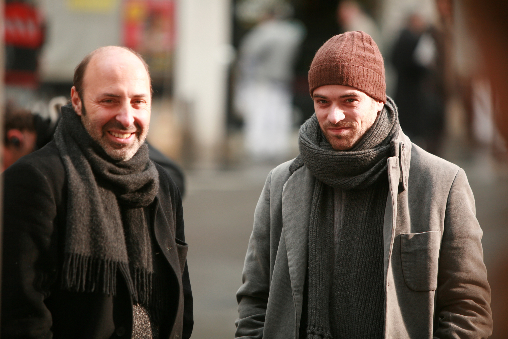 Romain Duris and Cédric Klapisch in Paris (2008)