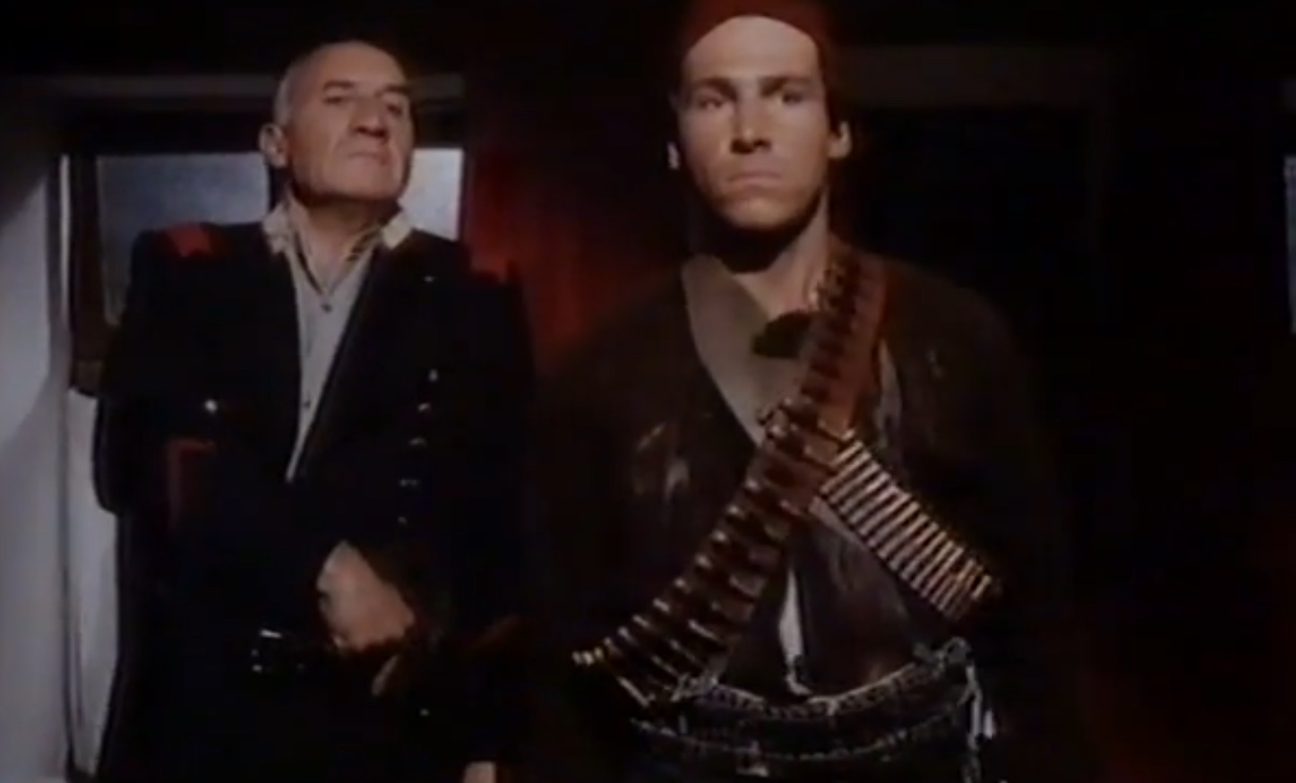 Simon Dutton and Walter Gotell in Memed My Hawk (1984)