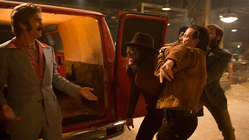 Noah Taylor, Sharlto Copley, Babou Ceesay, Armie Hammer, and Jack Reynor in Free Fire (2016)