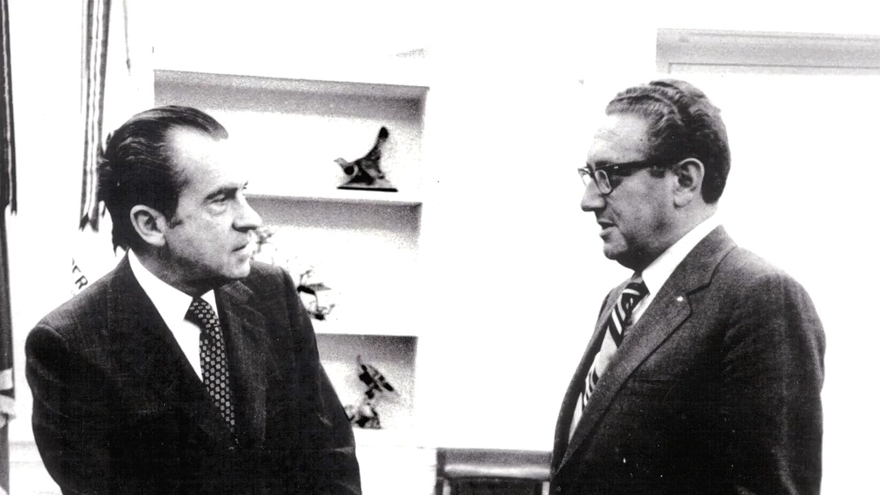 Henry Kissinger and Richard Nixon in Nixon by Nixon: In His Own Words (2014)