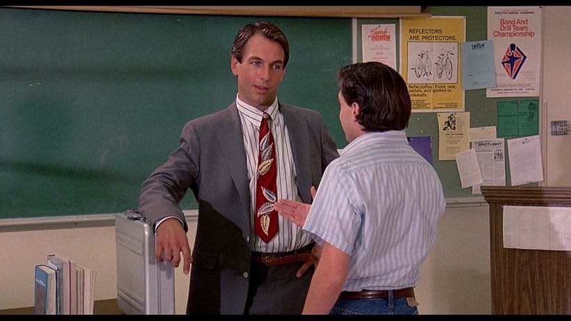 Mark Harmon and Richard Steven Horvitz in Summer School (1987)