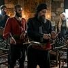 Themis Bazaka, Konstantinos Konstantopoulos, Tasos Nousias, Vasilis Milionis, and Aris Ninikas in I magissa (2023)