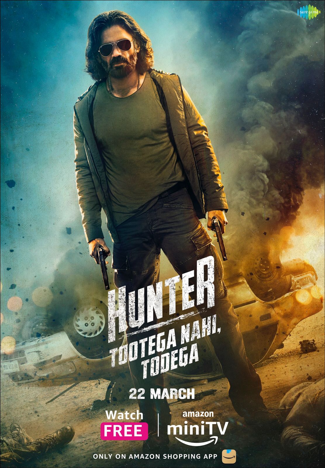 Suniel Shetty in Hunter - Tootega Nahi, Todega (2023)