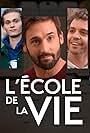 Marc Lavoine, Bruno Sanches, Camille Léon-Fucien, Guillaume Labbé, and Jules Houplain in L'école de la vie (2021)