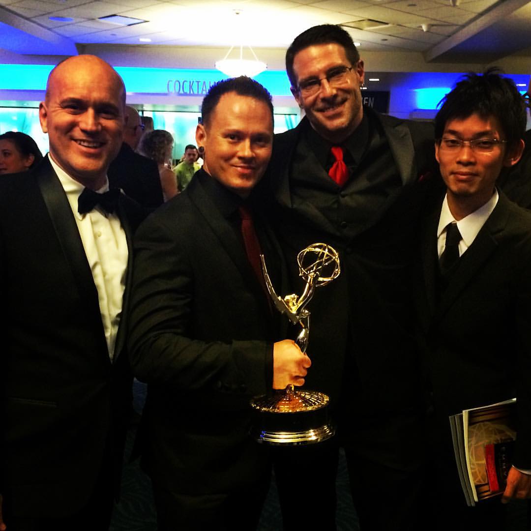 Justin Raleigh and the Fractured FX Team at the Emmys!