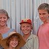 River Phoenix, Helen Mirren, Hilary Gordon, Rebecca Gordon, and Jadrien Steele in The Mosquito Coast (1986)