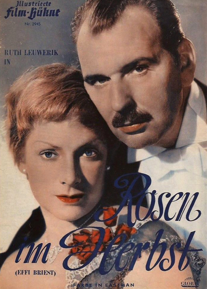 Ruth Leuwerik and Bernhard Wicki in Rosen im Herbst (1955)