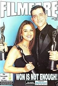 Hrithik Roshan and Preity G Zinta in 49th Manikchand Filmfare Awards 2003 (2004)