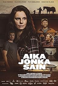 Ville Myllyrinne, Olga Temonen, Pilvi Hämäläinen, and Sebastian Rejman in Aika jonka sain (2020)