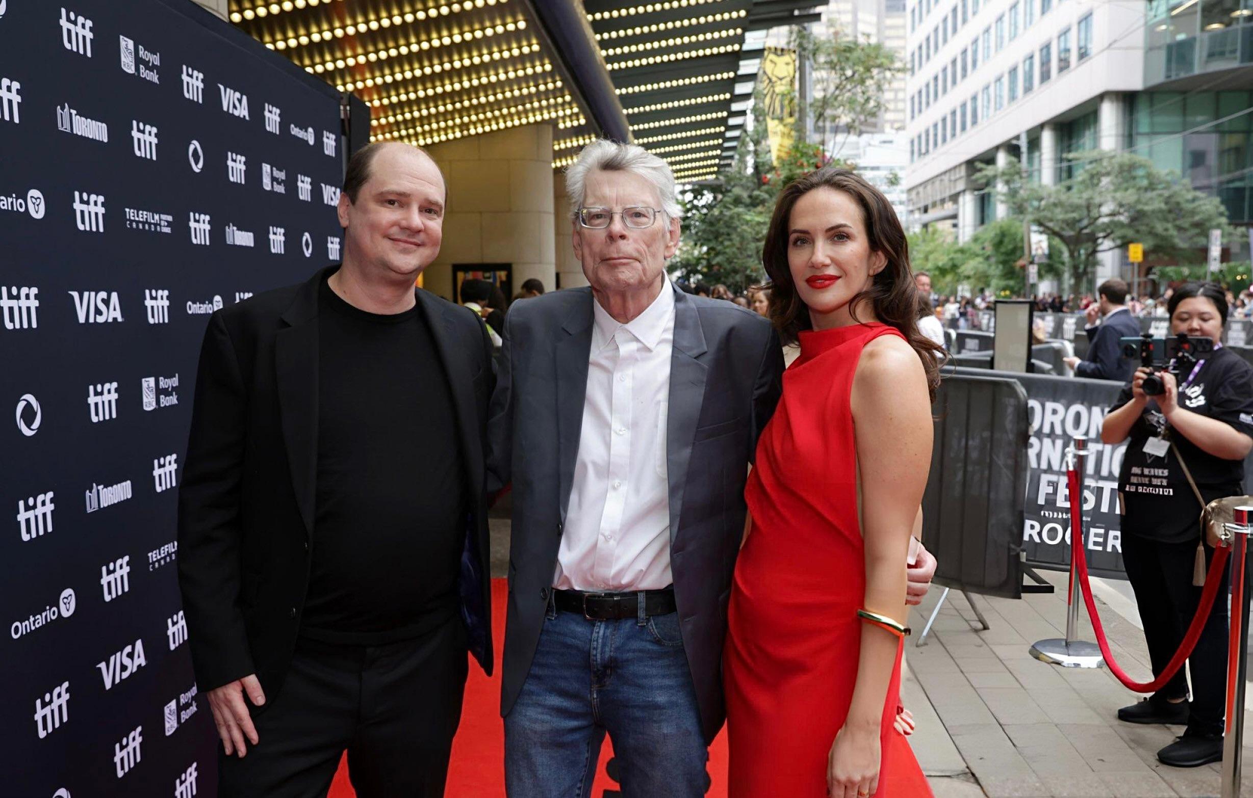 Mike Flanagan, Stephen King and Kate Siegel TIFF 2024