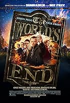 Paddy Considine, Martin Freeman, Nick Frost, Eddie Marsan, Simon Pegg, and Rosamund Pike in The World's End (2013)