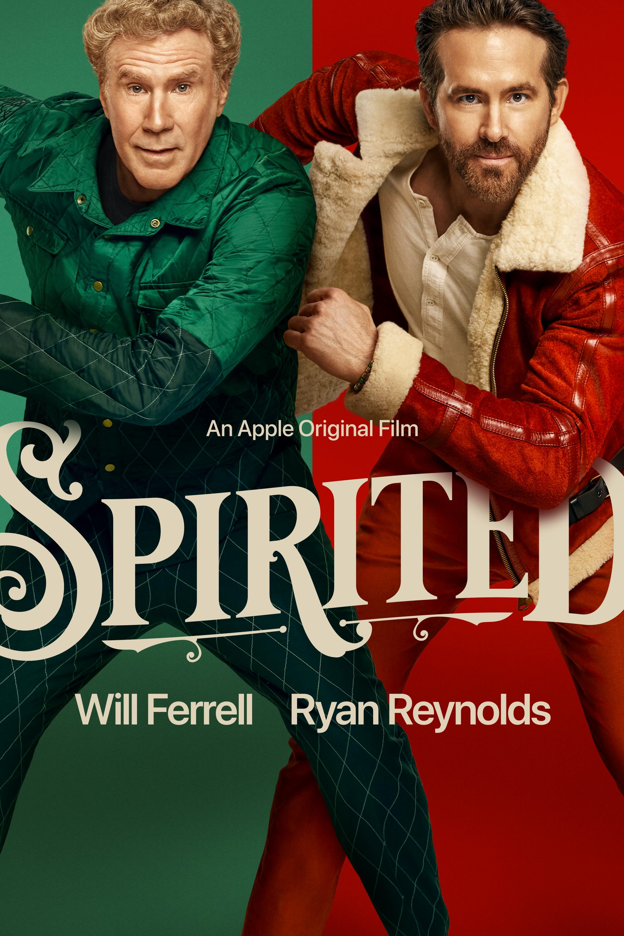 Will Ferrell and Ryan Reynolds in Spirited (2022)