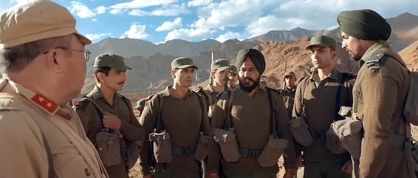 Arjun Rampal, Sonu Sood, Gurmeet Choudhary, and Harshvardhan Rane in Paltan (2018)