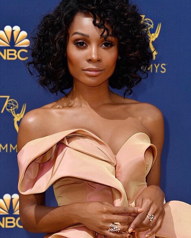 Zuri Hall attends the 2018 Emmys.