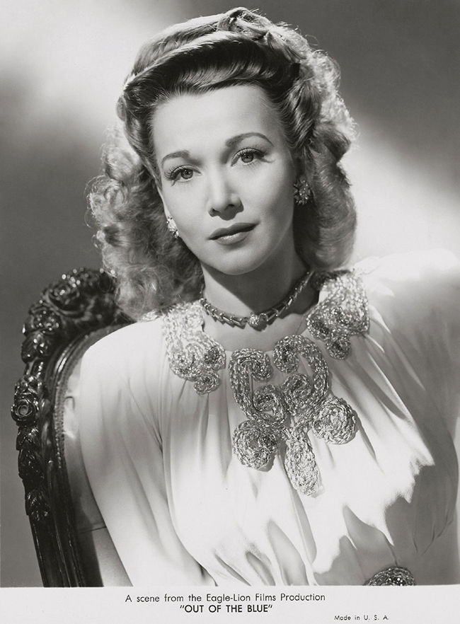 Carole Landis in Out of the Blue (1947)