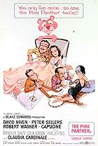 David Niven, Peter Sellers, Capucine, Claudia Cardinale, and Robert Wagner in The Pink Panther (1963)