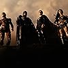 Ben Affleck, Henry Cavill, Jason Momoa, Gal Gadot, Ezra Miller, and Ray Fisher in Zack Snyder's Justice League (2021)