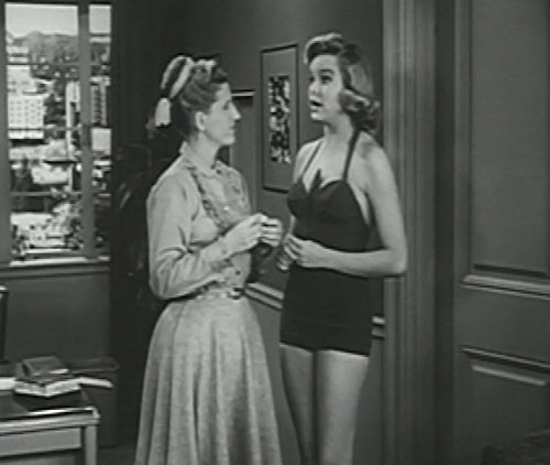 Ann B. Davis and Gloria Marshall in The Bob Cummings Show (1955)