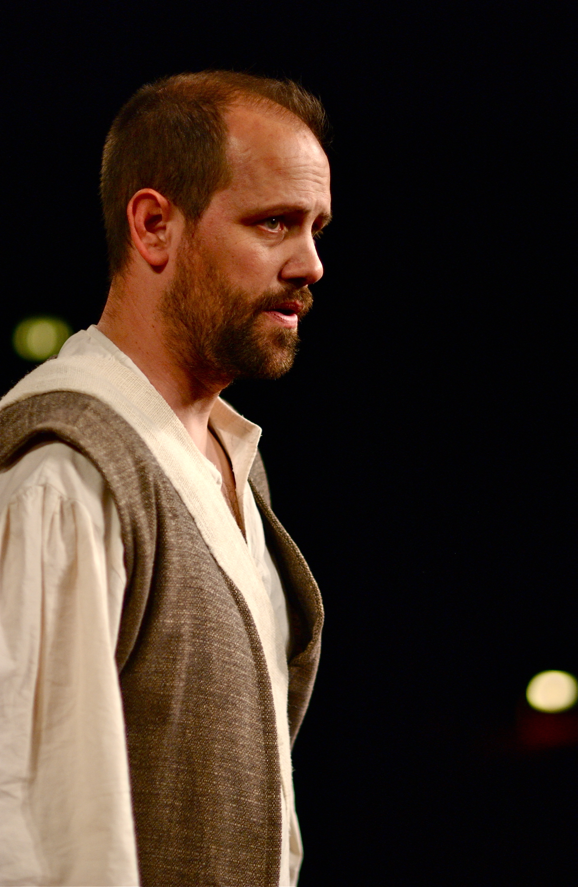 Bryce Lenon as the apostle Paul in 'Acts the 3-Man Show'