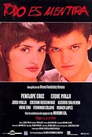 Penélope Cruz and Coque Malla in Todo es mentira (1994)