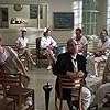 Danny DeVito, Brad Dourif, Christopher Lloyd, Louise Fletcher, Vincent Schiavelli, Sydney Lassick, William Redfield, and Mimi Sarkisian in One Flew Over the Cuckoo's Nest (1975)