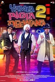 Dharmendra, Bobby Deol, and Sunny Deol in Yamla Pagla Deewana 2 (2013)