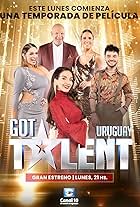 Natalia Oreiro, Orlando Petinatti, Maria Riccetto, Agustín Casanova, and Claudia Fernandez in Got Talent Uruguay (2020)