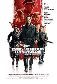 Brad Pitt, Til Schweiger, Daniel Brühl, Mélanie Laurent, Eli Roth, Christoph Waltz, and Diane Kruger in Inglourious Basterds (2009)