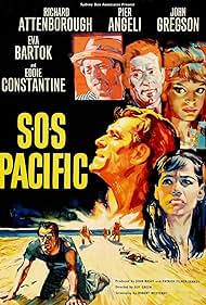 Richard Attenborough, Pier Angeli, Eva Bartok, Eddie Constantine, and John Gregson in SOS Pacific (1959)