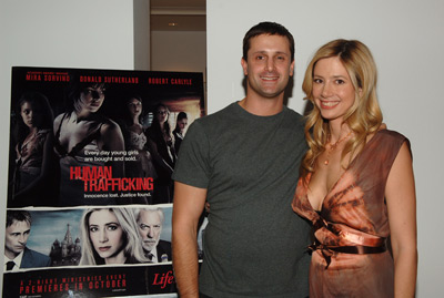 Mira Sorvino and Michael Sorvino at an event for Human Trafficking (2005)