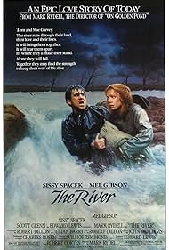 Mel Gibson and Sissy Spacek in The River (1984)