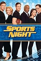 Josh Charles, Felicity Huffman, Sabrina Lloyd, Robert Guillaume, Peter Krause, and Joshua Malina in Sports Night (1998)