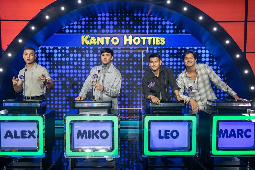 Marc David, Miko Gallardo, Leo Consul, and Alex Diaz in Family Feud Philippines (2022)