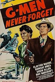 Ramsay Ames and Clayton Moore in G-Men Never Forget (1948)