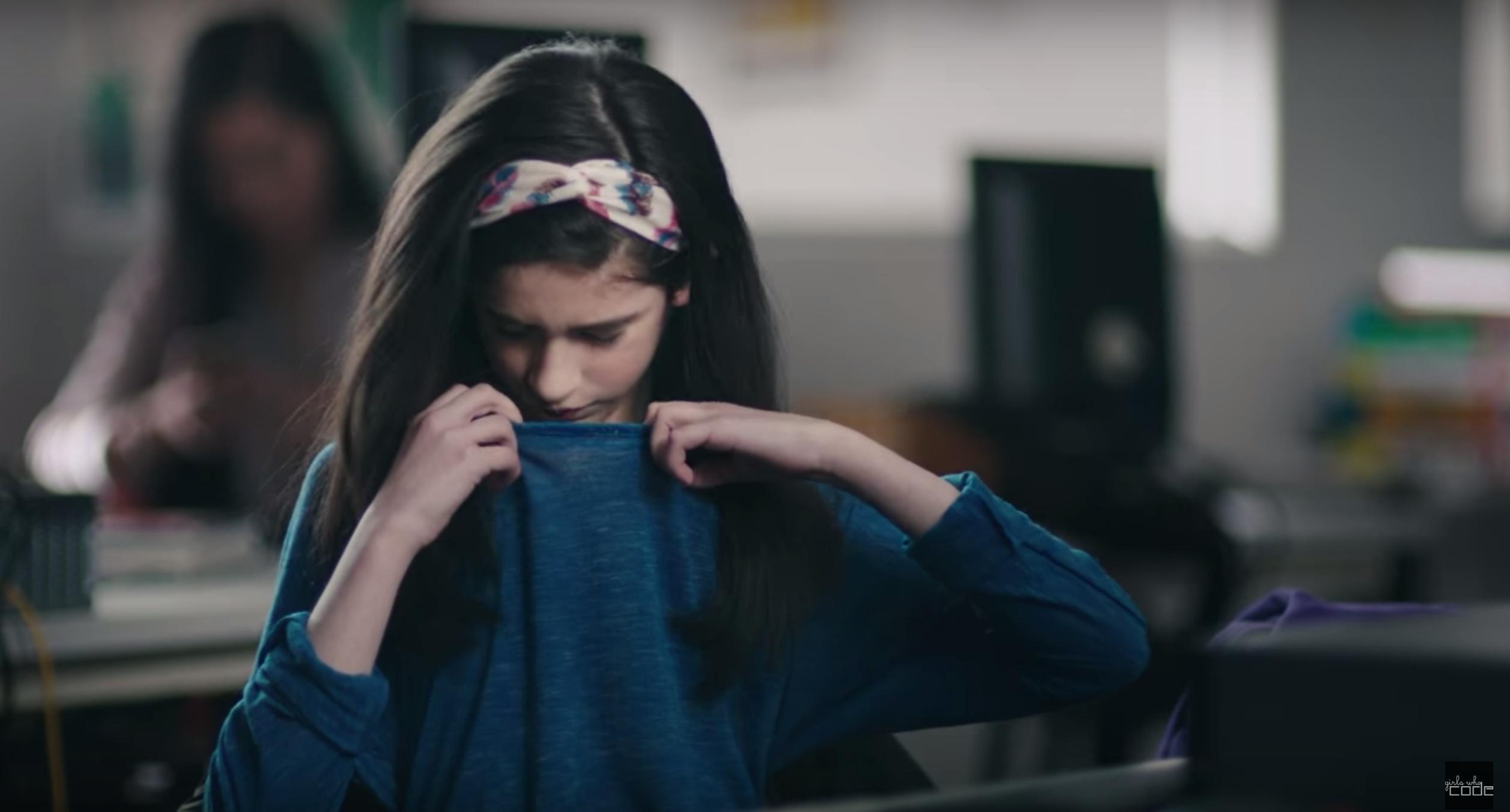 Maeve Press in PSA "Why Can't Girls Code"