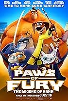 Samuel L. Jackson, Michelle Yeoh, Djimon Hounsou, Michael Cera, Ricky Gervais, and Kylie Kuioka in Paws of Fury: The Legend of Hank (2022)