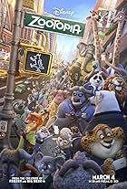 Jason Bateman, Tommy Chong, Bonnie Hunt, Tom Lister Jr., Maurice LaMarche, Idris Elba, Ginnifer Goodwin, Don Lake, Raymond S. Persi, Shakira, J.K. Simmons, Octavia Spencer, Alan Tudyk, Nate Torrence, and Jenny Slate in Zootopia (2016)