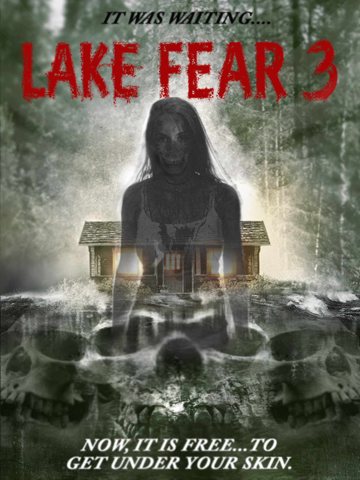 Joshua Winch, Shanon Snedden, and KateLynn E. Newberry in Lake Fear 3 (2018)