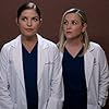 Jessica Capshaw and Marika Dominczyk in Grey's Anatomy (2005)