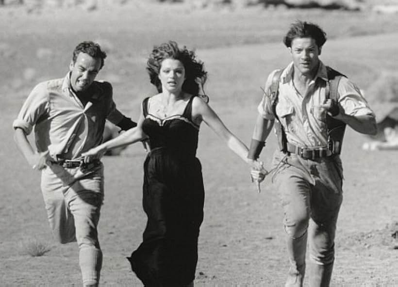 Brendan Fraser, John Hannah, and Rachel Weisz in The Mummy (1999)