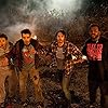 Jay Baruchel, James Franco, Craig Robinson, and Seth Rogen in This Is the End (2013)