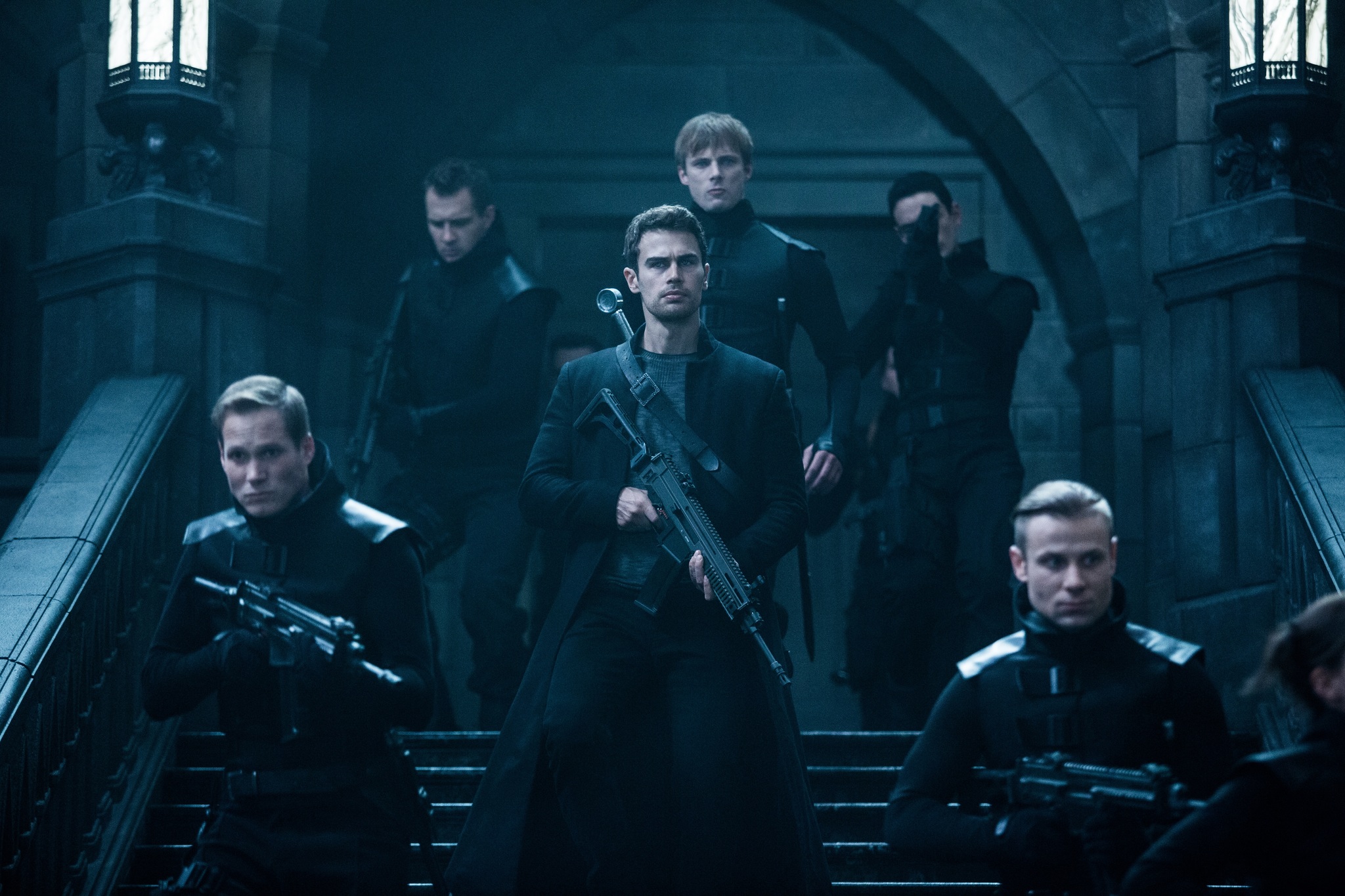 Bradley James and Theo James in Underworld: Blood Wars (2016)