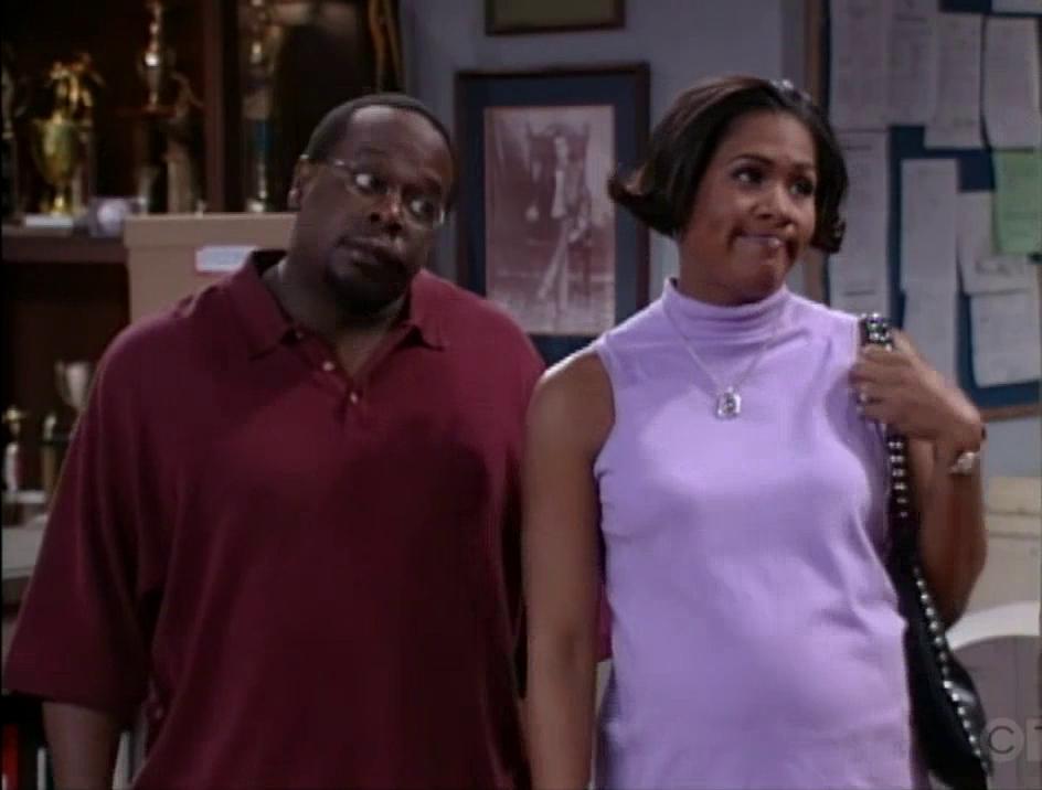 Cedric The Entertainer and Terri J. Vaughn in The Steve Harvey Show (1996)