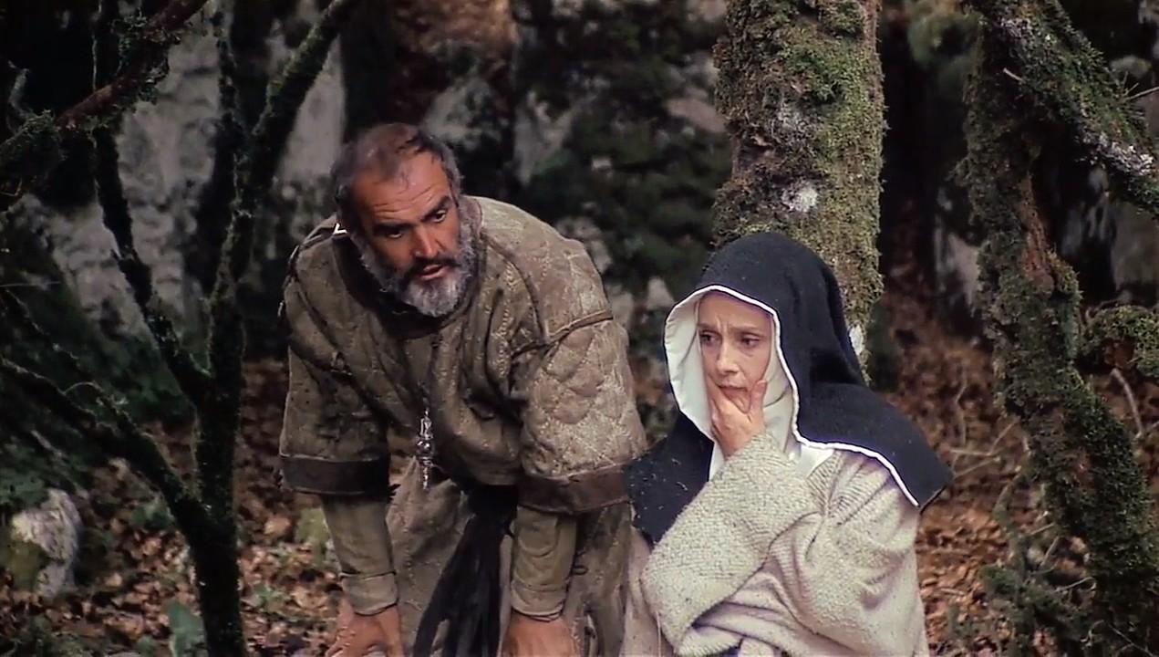 Audrey Hepburn and Sean Connery in Robin and Marian (1976)