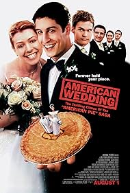 Jason Biggs, Alyson Hannigan, Thomas Ian Nicholas, Seann William Scott, Eugene Levy, and Eddie Kaye Thomas in American Wedding (2003)