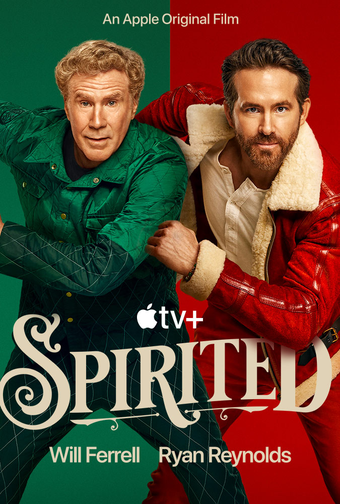 Will Ferrell and Ryan Reynolds in Spirited (2022)