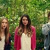 Alia Shawkat, Alexander Ludwig, Nina Dobrev, Thomas Middleditch, and Taissa Farmiga in The Final Girls (2015)