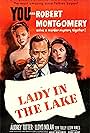 Jayne Meadows, Robert Montgomery, and Audrey Totter in Lady in the Lake (1946)