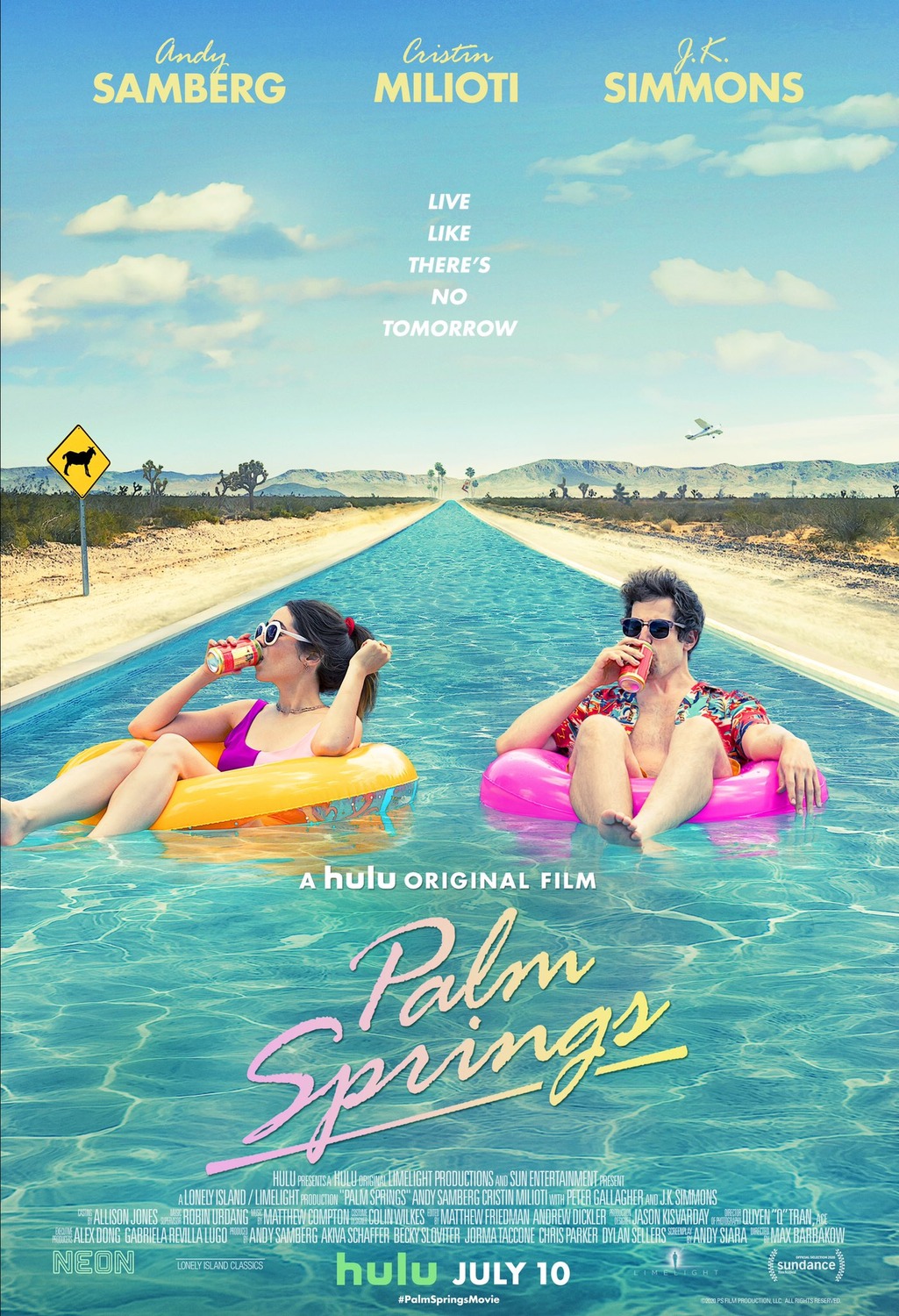 Andy Samberg and Cristin Milioti in Palm Springs (2020)